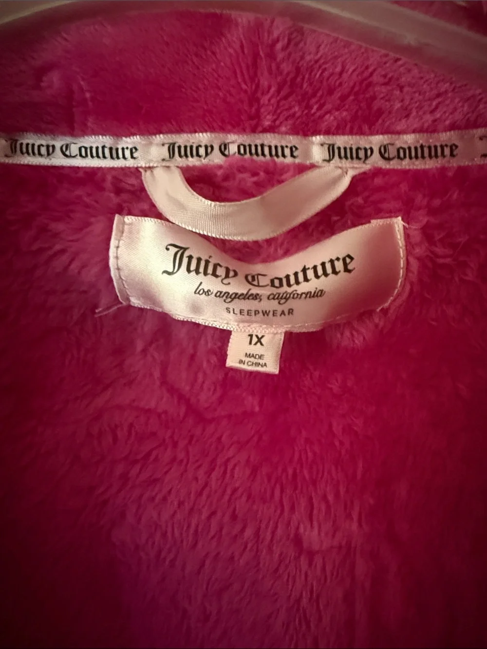 Juicy Couture soft plush